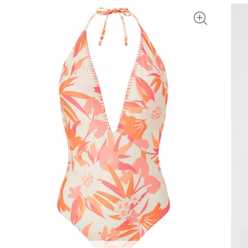 ACCESSORIZE LONDON Orange tropical palm one piece - Picture 4 of 13
